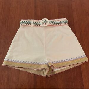 Zimmermann August Embroidered Shorts Zimmermann Size 2 US 8 See Description